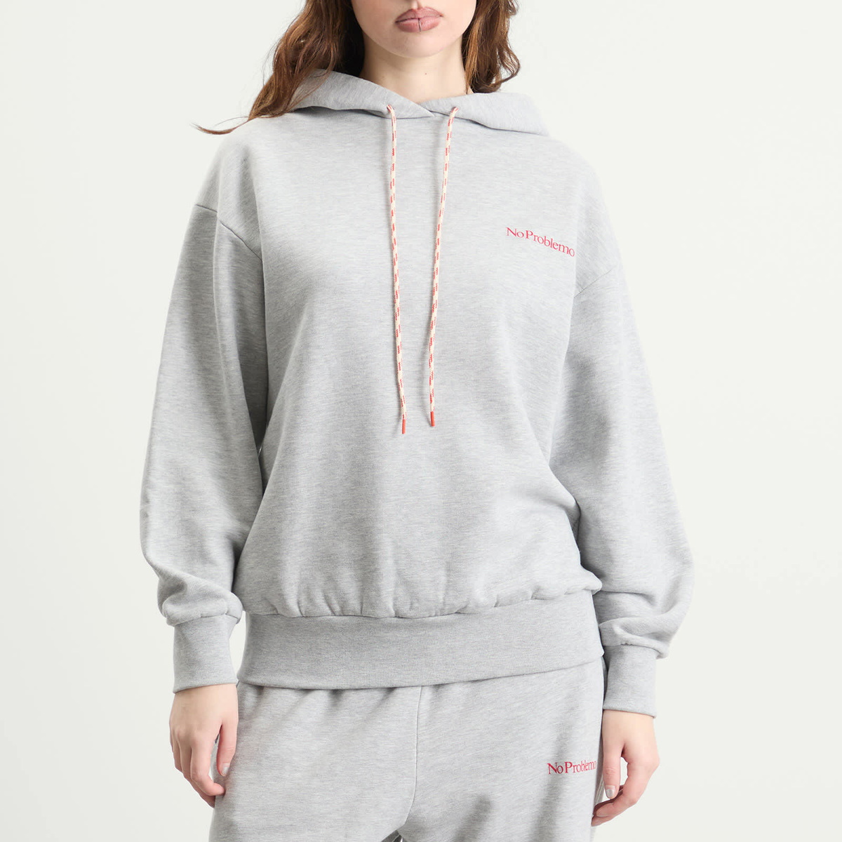 No Problemo Women's Mini Problemo Hoodie in Sport Grey