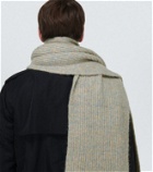 Dries Van Noten Mélange alpaca-blend scarf