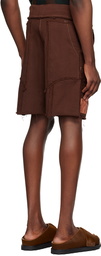 YAKU Brown Ralien Shorts