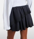 Acne Studios Cotton-blend miniskirt