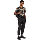 Dolce and Gabbana Black Floral T-Shirt
