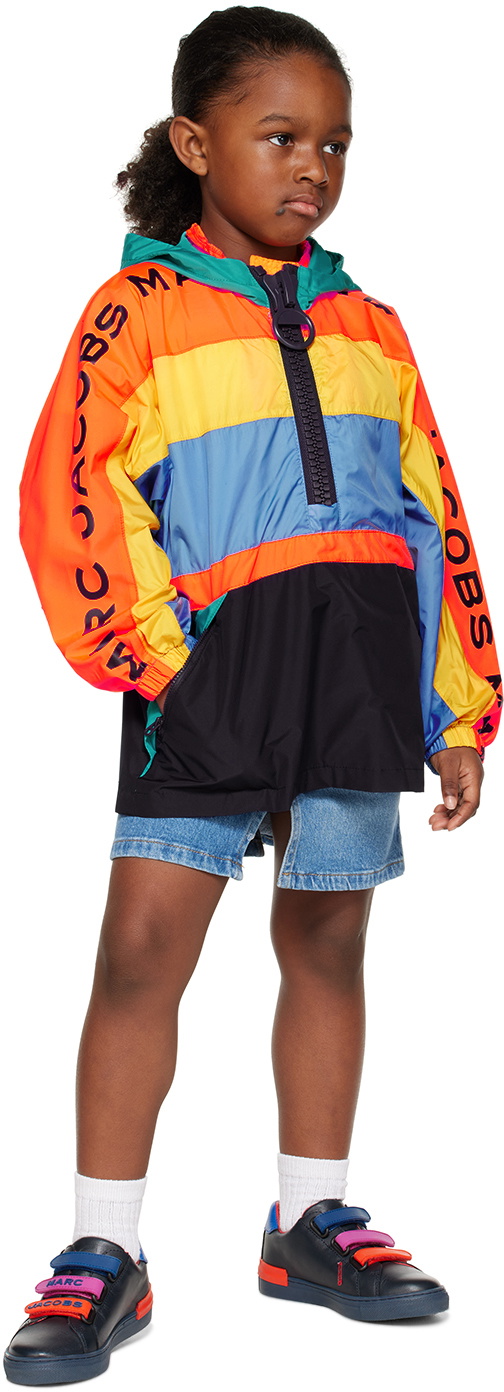 Marc Jacobs Kids Blue Patch Denim Skirt