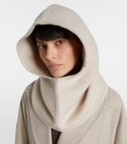 Brunello Cucinelli Knitted wool and cashmere hood