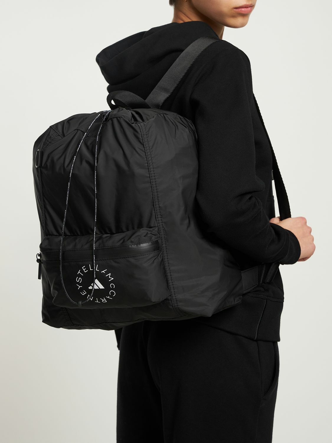 Adidas By Stella Mccartney◆ASMC GYM SACK IN RECYCLED NYLON ADIDAS BY STELLA MCCARTNEY Asmc Gym Sack Backpack adidas by