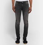 Nudie Jeans - Skinny Lin Organic Stretch-Denim Jeans - Black