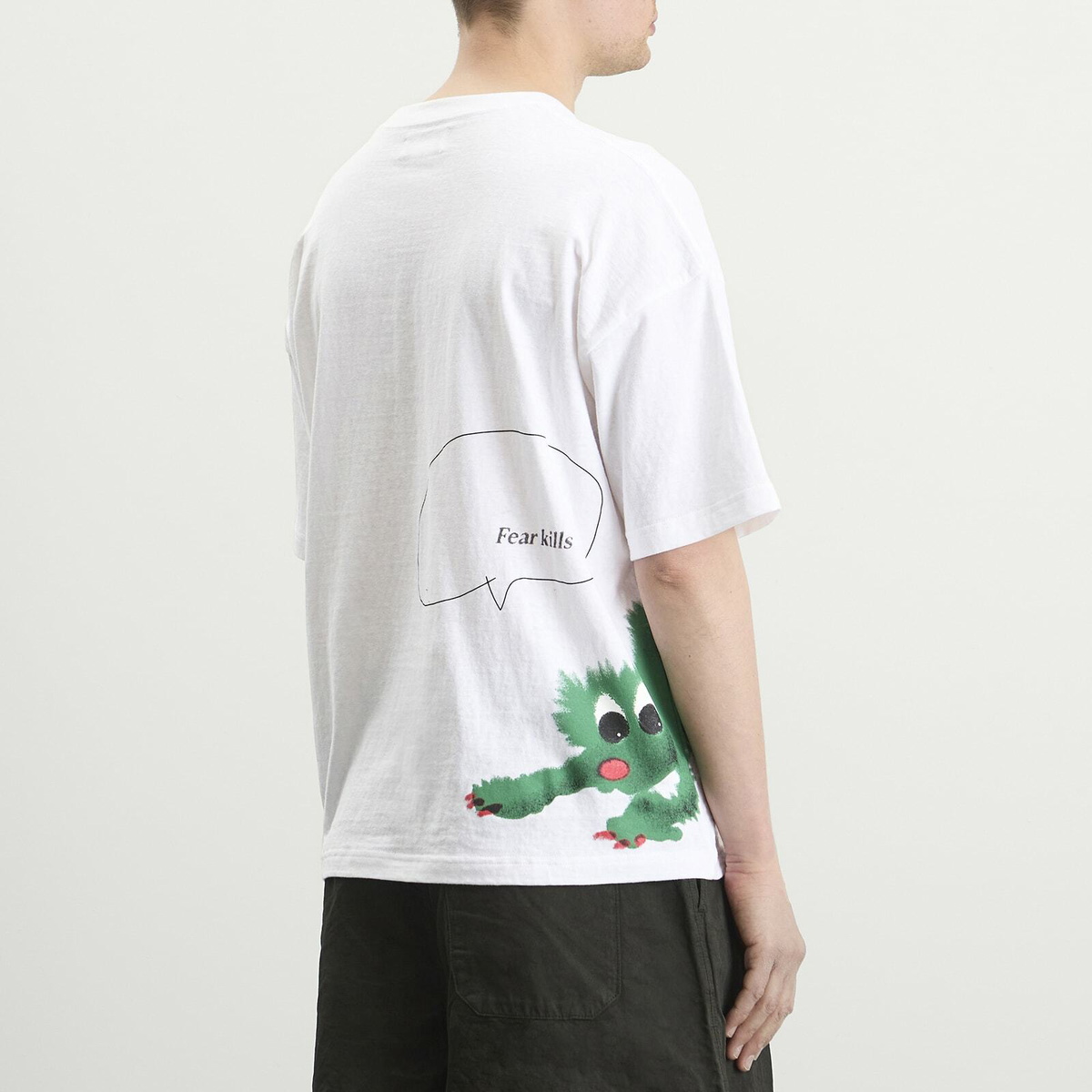 TTT MSW Men's Green Dog T-Shirt in White