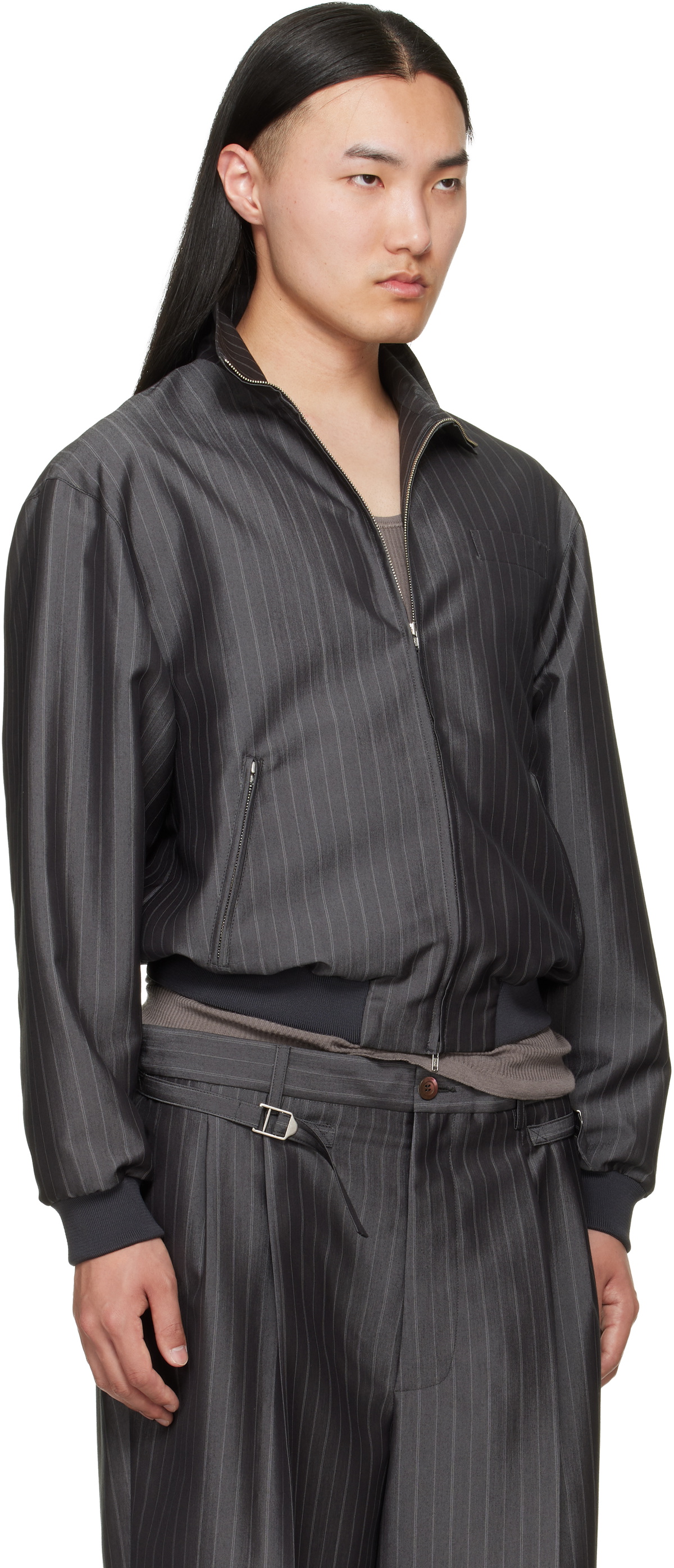 Magliano Gray Coach Tracksuit Jacket