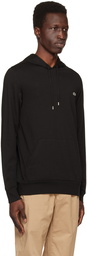 Lacoste Black Patch Hoodie