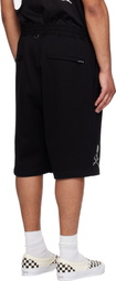mastermind JAPAN Black Glass Beads Shorts
