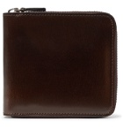 Il Bussetto - Polished-Leather Zip-Around Wallet - Brown