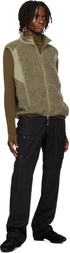 ROA Khaki Polar Fleece Vest