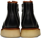 Kenzo Black Kenzo Yama Lace-Up Boots