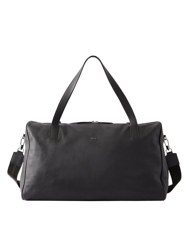Photo: Zegna - Leather Weekend Bag - Brown