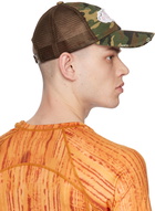 Raga Malak SSENSE Exclusive Khaki Camo Cap