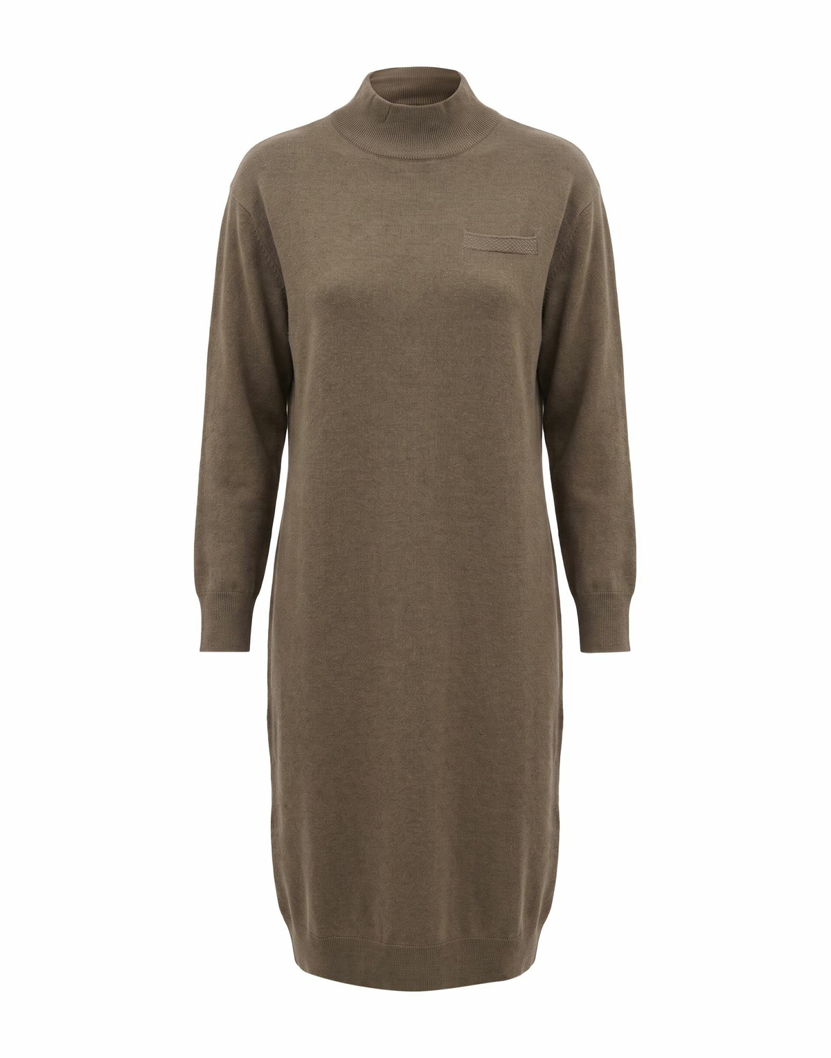 Peserico Womens Midi dress in Khaki