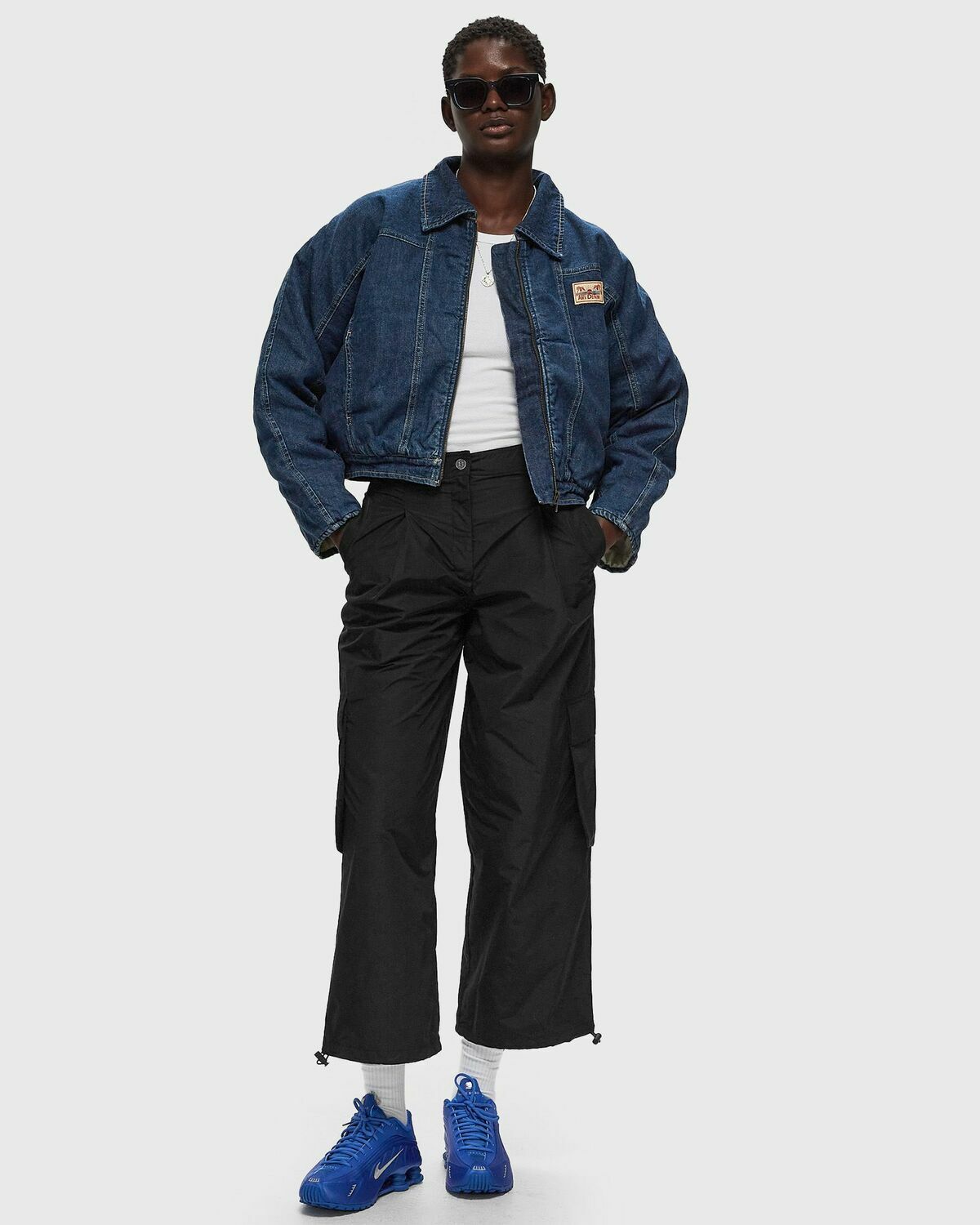 American Vintage Globay Jacket Blue Denim Jackets American Vintage