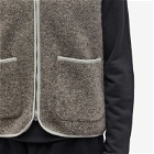 A Kind of Guise Men's Valur Wool Vest in Boiled Grey