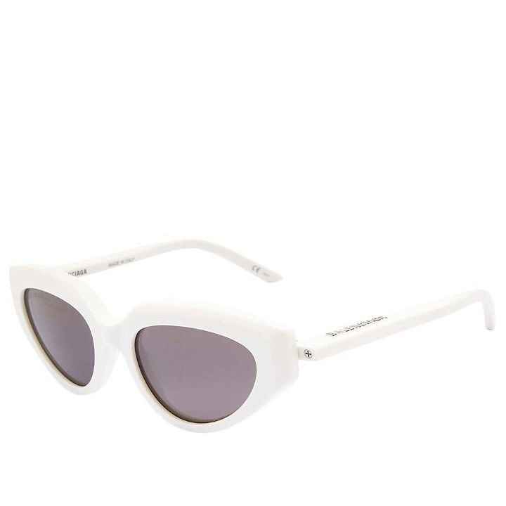 Photo: Balenciaga BB0159S Sunglasses in Ivory/Grey