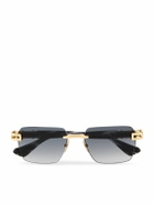 DITA - Meta-Evo One Square-Frame Gold-Tone and Acetate Sunglasses