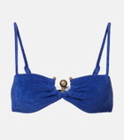Christopher Esber Cotton-blend terry bra top