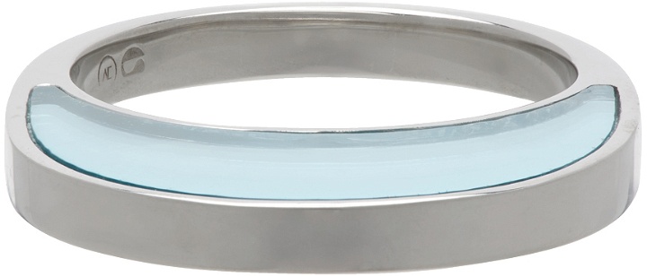 Photo: Coperni Blue & Silver Alan Crocetti Edition Semi Swipe Ring
