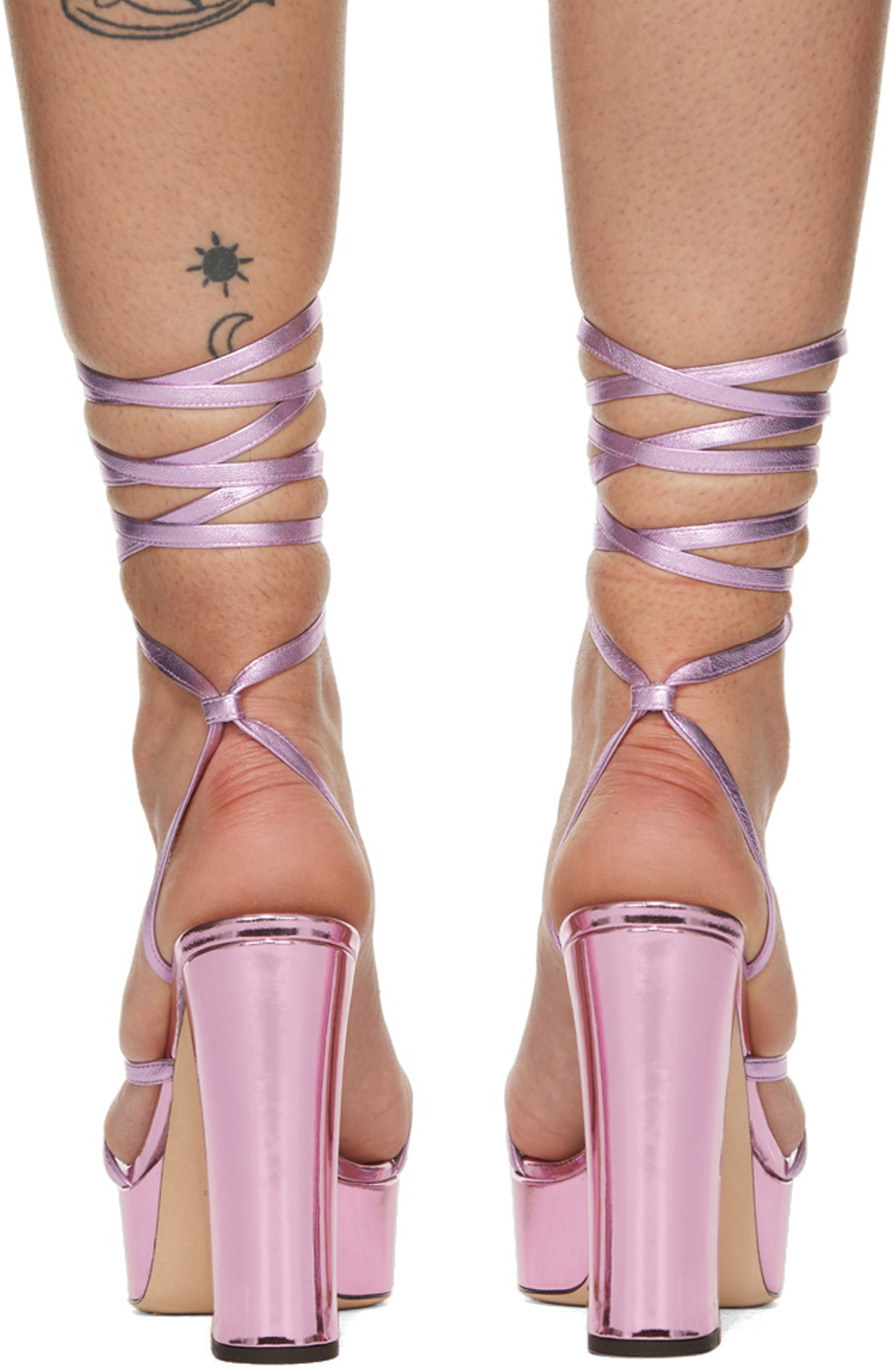 【関税込み】Giuseppe Zanotti ピンク Vegas ヒールサンダル Pink Blasvegas 120mm Heeled Sandals by Giuseppe Zanotti on Sale
