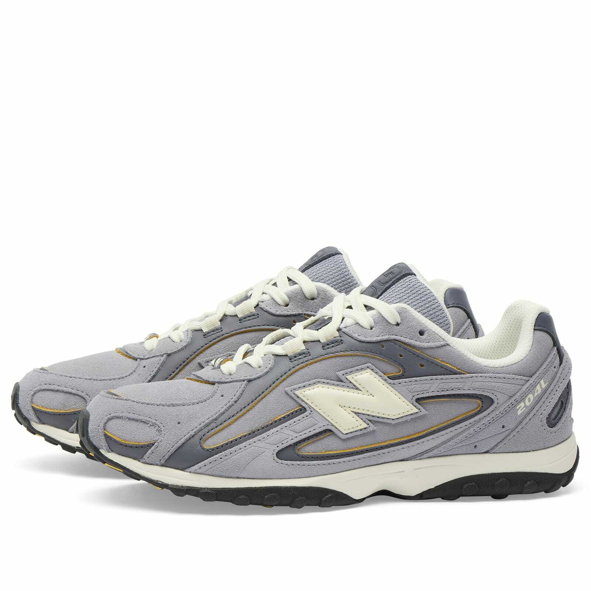 New Balance Women's 204L Sneaker in Digital Mist/Meteorite/Light Mars Yellow