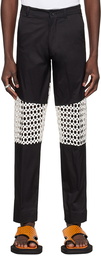 Tokyo James SSENSE Exclusive Black Cotton Trousers