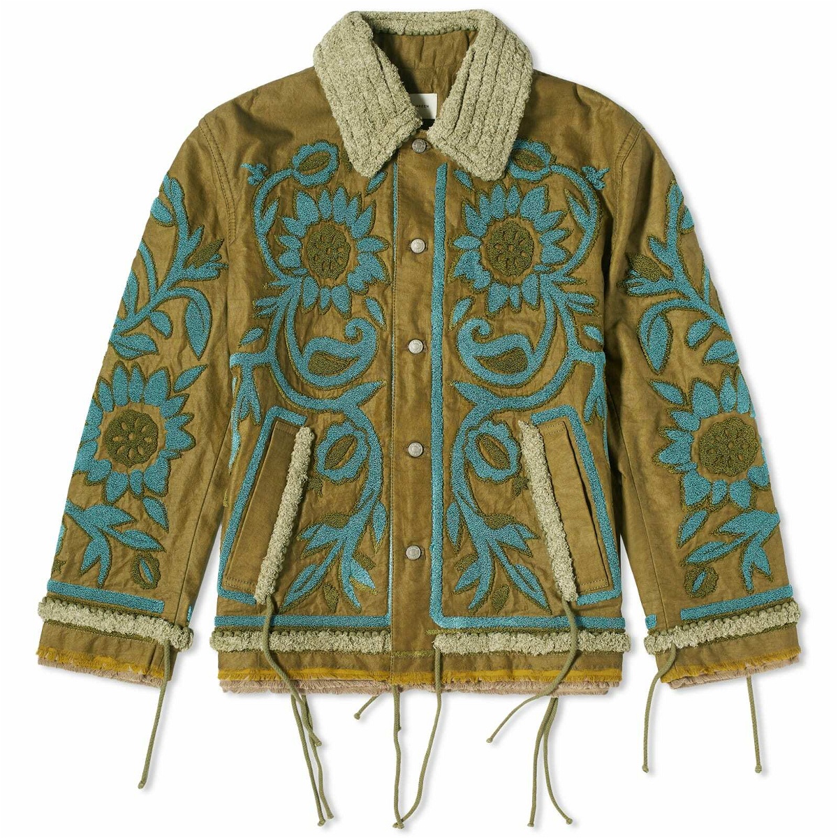 Photo: Craig Green Men's Tapestry Jacket in Olive