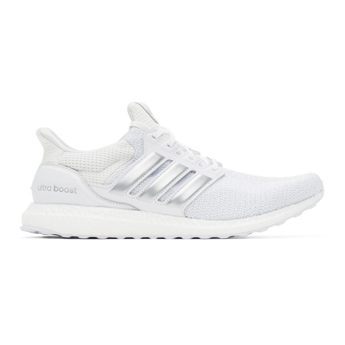 Photo: adidas Originals White Ultraboost 2.0 DNA Sneakers