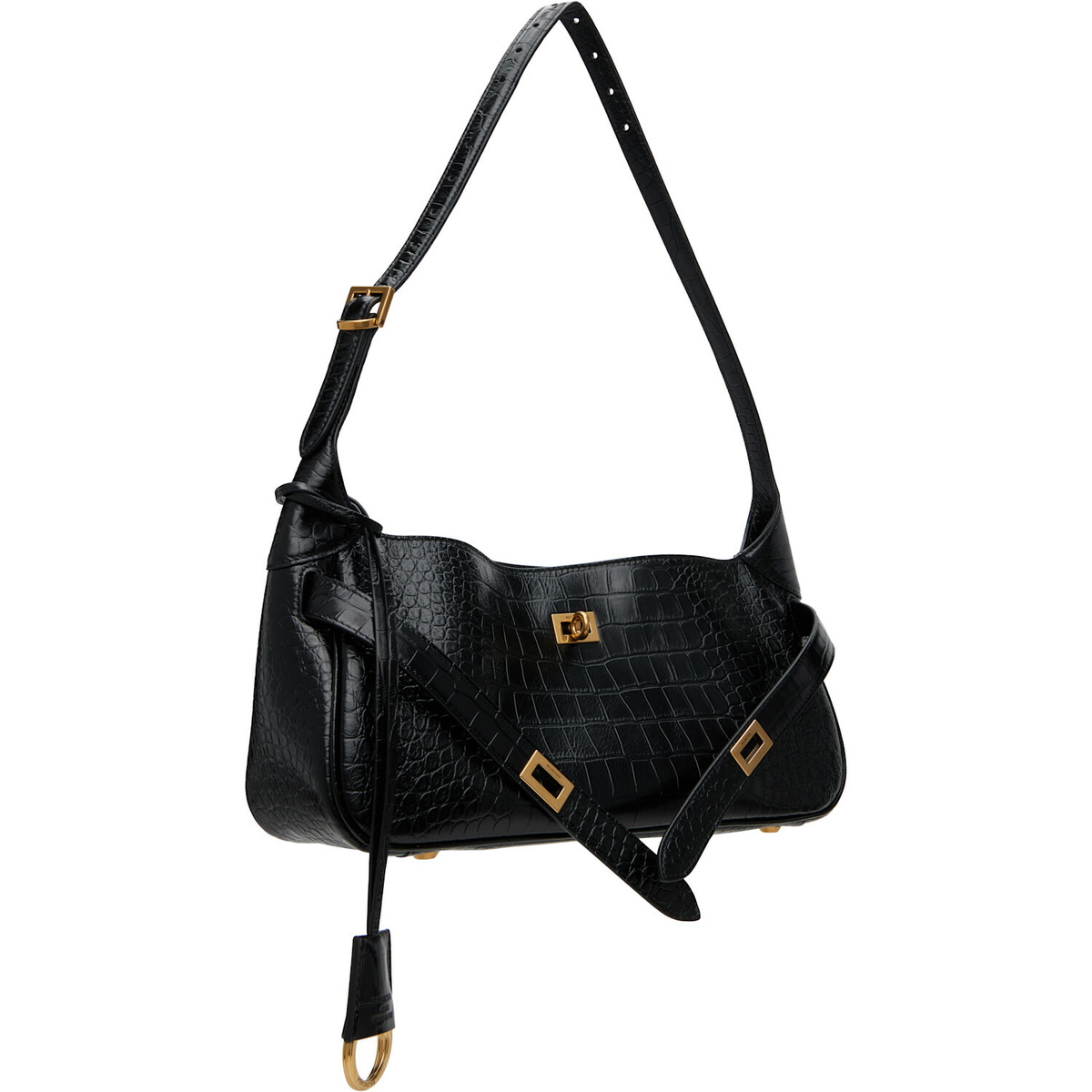 Balenciaga Black Bel Air S Shoulder Bag