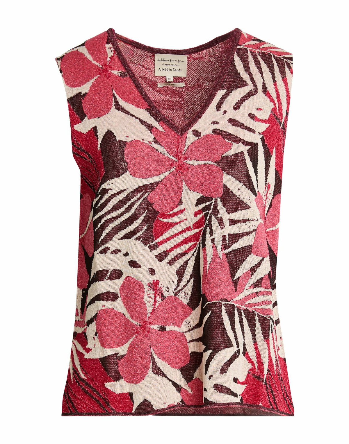 Alessia Santi Womens Sweater in Red