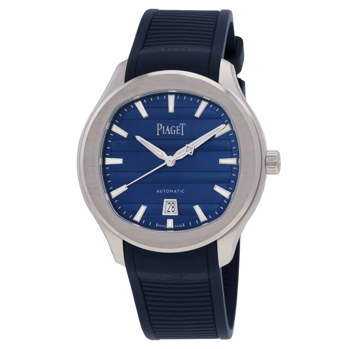 Piaget Polo Signature Date 42mm Automatic Blue Dial Mens Watch G0A51031