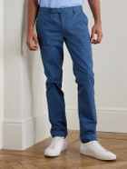 Polo Ralph Lauren - Greenwich Straight-Leg Cotton-Blend Trousers - Blue