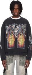 Who Decides War Black Ember Chapel Crewneck Sweatshirt