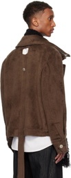 NULLUS Brown Multi-Form Aero Collar Jacket
