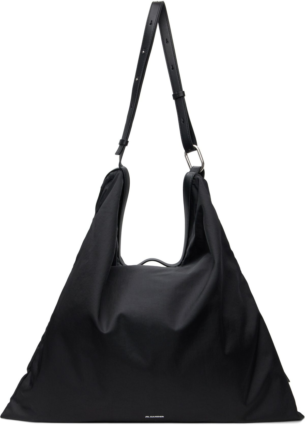 Jil Sander Black Soft Rolled Bag