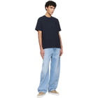 Givenchy Navy 'GIVENCHY Paris' Gros Grain T-shirt