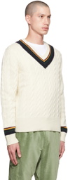 Polo Ralph Lauren Off-White Graphic Sweater