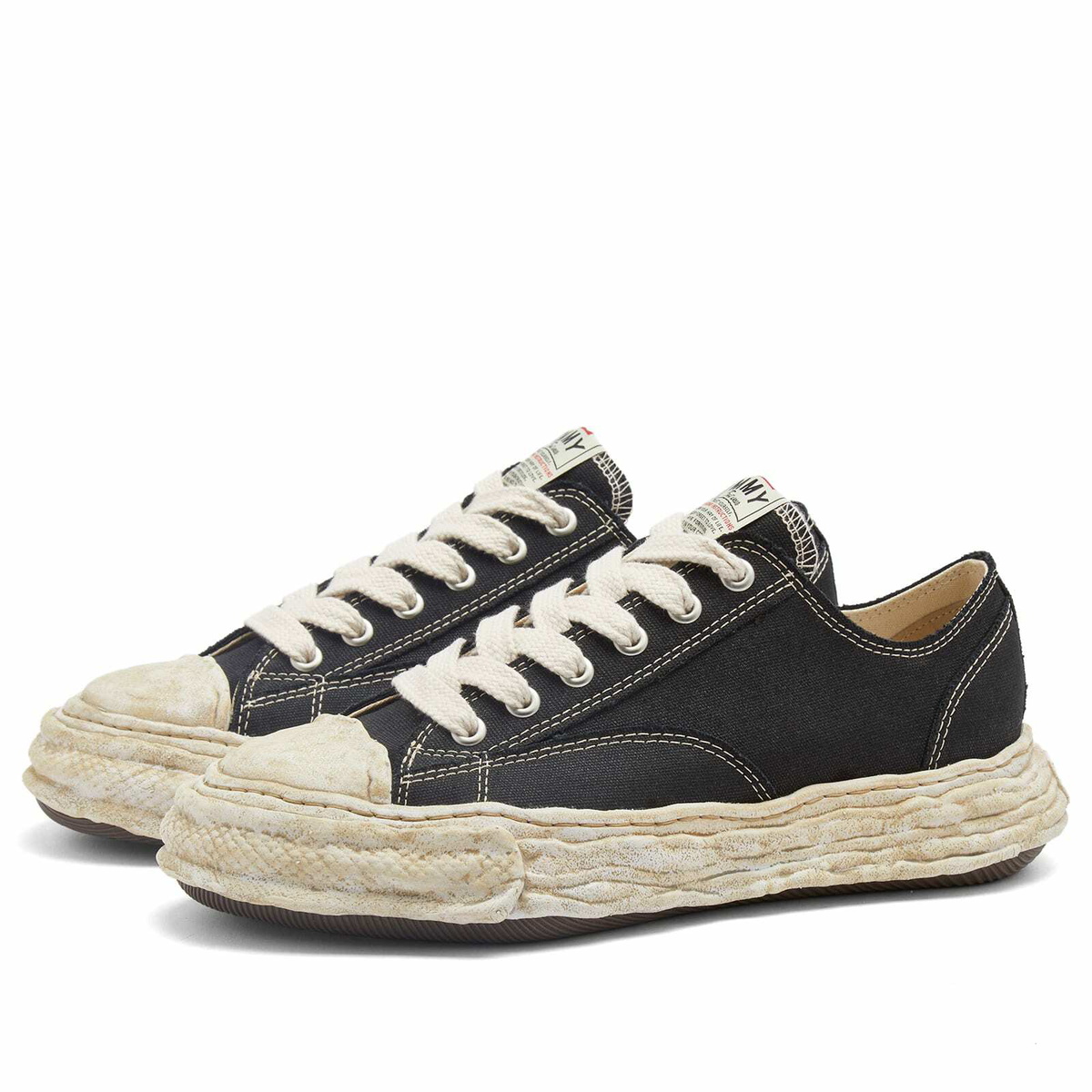 Maison MIHARA YASUHIRO Peterson 23 Canvas Sneaker in Black