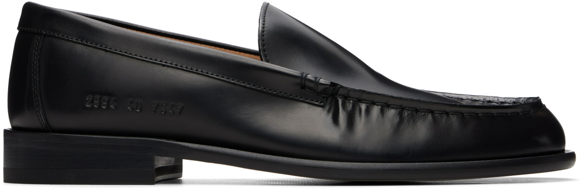 Common Projects Black Minimal Loafers