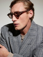 Zegna - Aviator-Style Acetate Sunglasses - Brown