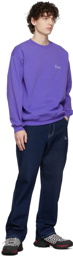 Dime Purple Classic Logo Sweatshirt