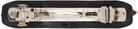 Toga Pulla Black Small Metal Leather Hair Clip