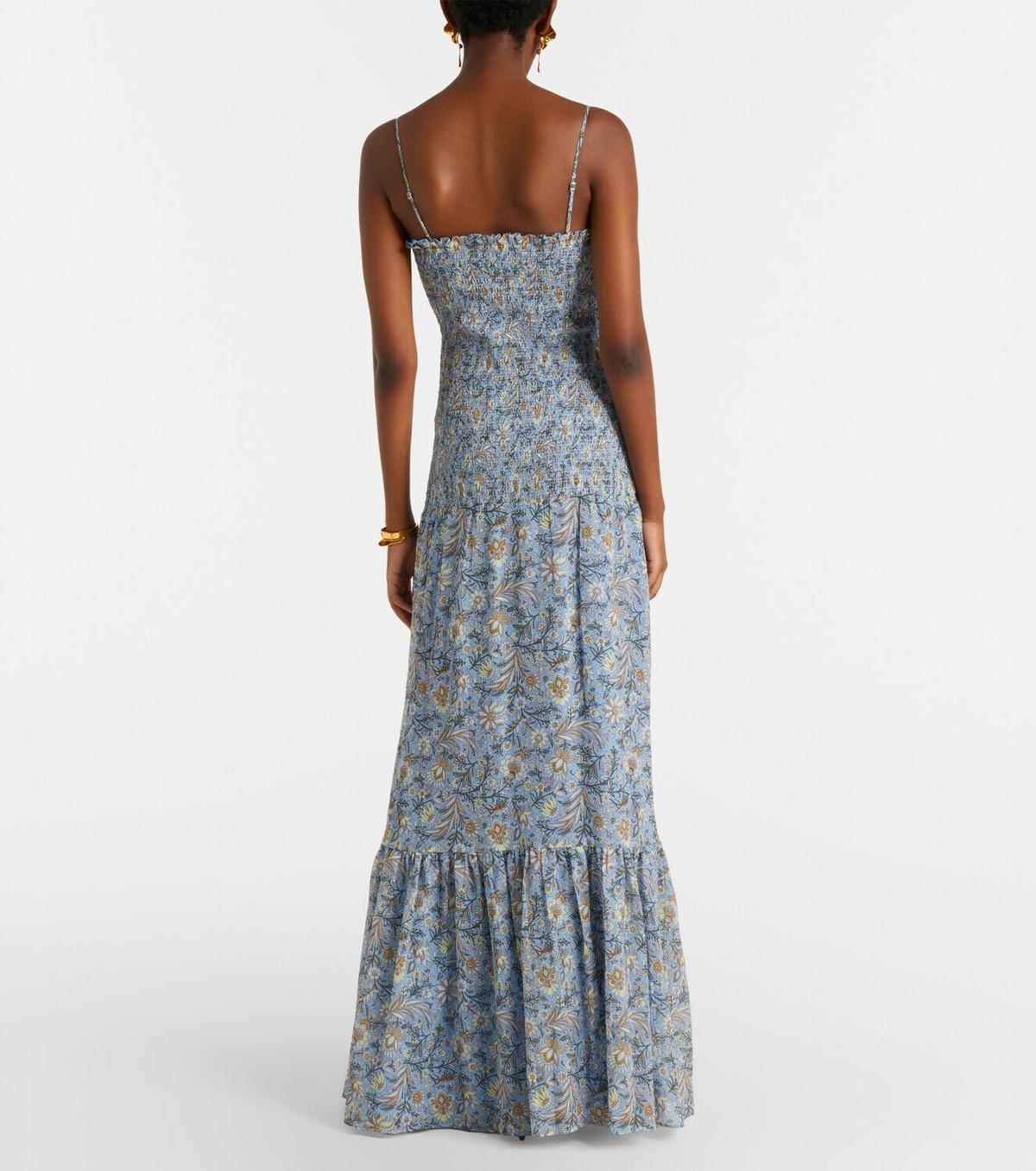 Veronica Beard Clem floral cotton and silk maxi dress