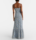 Veronica Beard Clem floral cotton and silk maxi dress