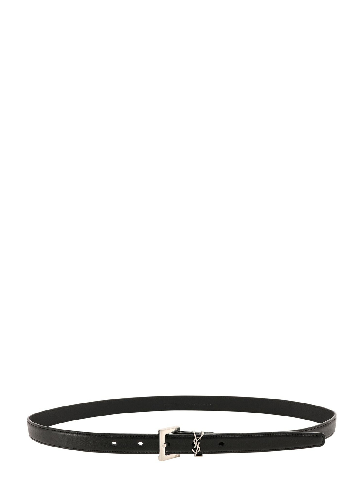 Saint Laurent Logo Engraved Reversible Belt Saint Laurent