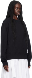 Jil Sander Black Logo Patch Sweatshirt