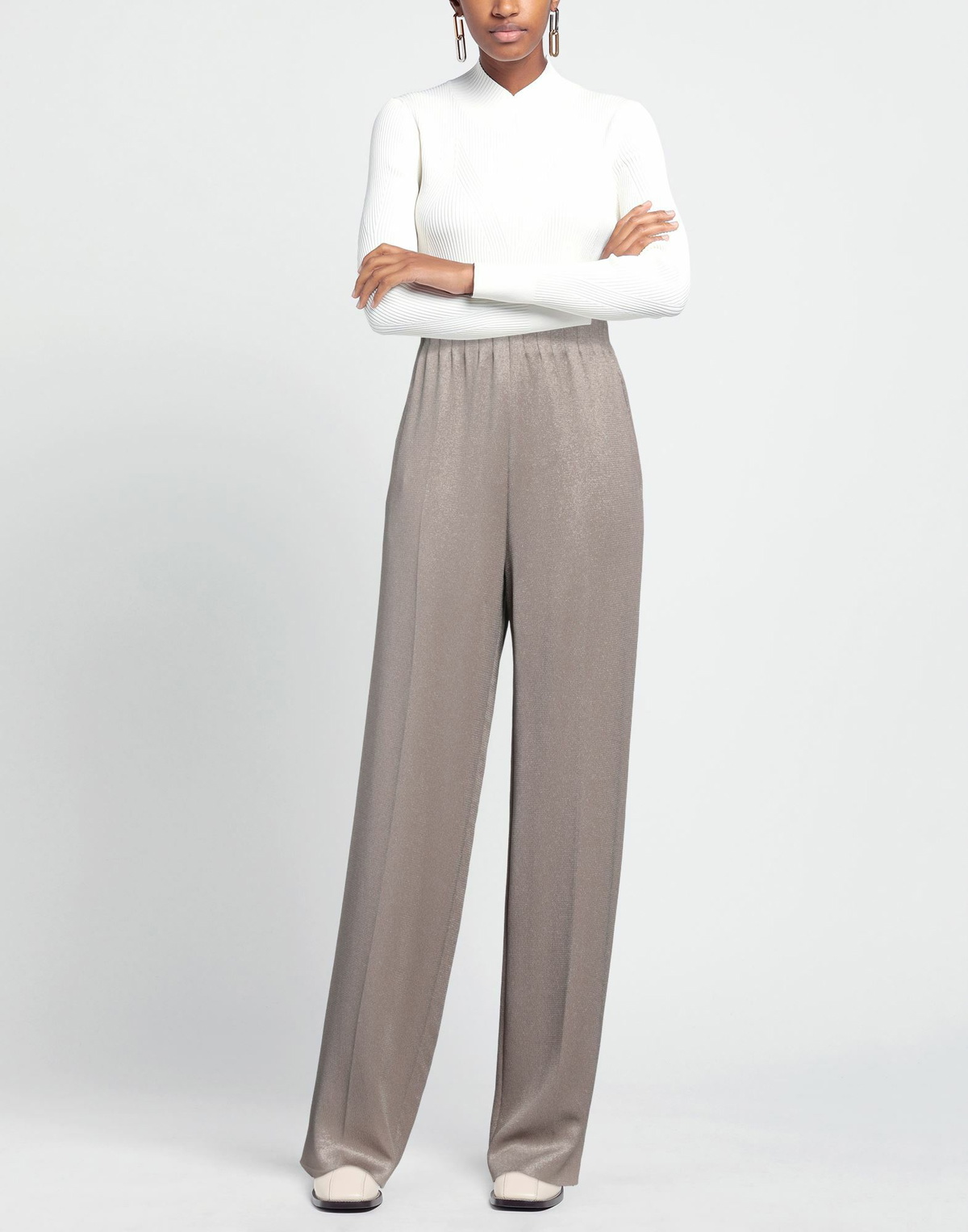 Fforme Womens Pants Khaki