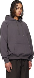 WOOYOUNGMI Gray New Back Logo Hoodie